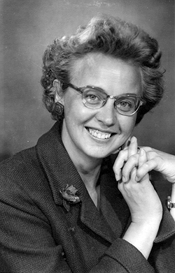 Birgit Jansson (1965). Editor of ”Vi Kvinnor”, SKPs womens political ombudsman. Photo: (No information). Source: ARAB, Ny Dag.