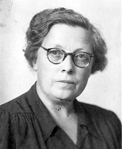 Gerda Linderot (1947) participated in Second Congress of the Communist International, a member of the SKPs Womens Committee, Member of Parliament.Photo: (No information). Source: ARAB, Ny Dag.