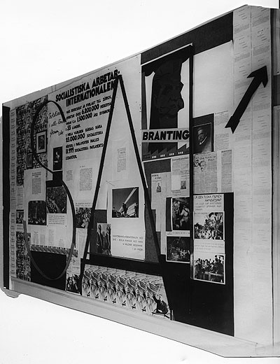 Exhibition on the history of the Socialist International. Photo: Bertil Norberg. Source: ARAB, Morgonbris.