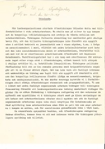 Elektrikerna, avd 1: Uttalande 1948.