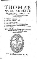 Thomas More: Utopia (1563)