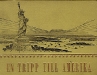 Omslaget till August Palms bok Ögonblicksbilder från en tripp till Amerika (1901)
