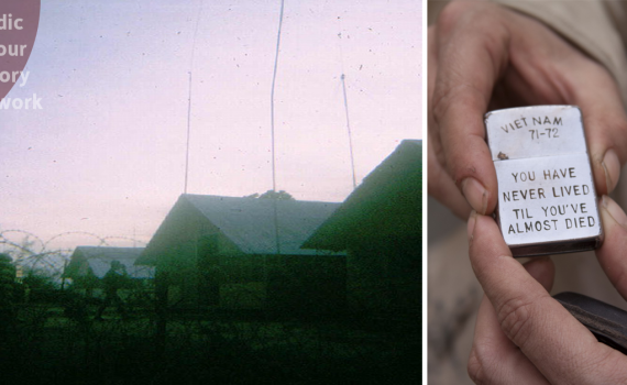 "The first one is from the Mark Ryan Black Collection, Veterans History Project, the Library of Congress, the United States The second one is taken by a Vietnam veteran Ted Engelmann when he was embedded in Iraq 2008. This Zippo was passed on by a Vietnam War veteran father to their son fighting in Iraq."