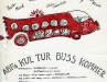 Reklamblad om Kul-Tur-Buss