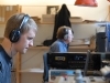 Patrik Lindgren och Ingemar Lindqvist digitaliserar ljudband