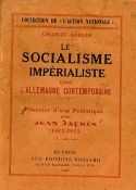 Charles Andler: Le socialisme impérialiste dans l’Allemagne contemporaine