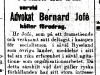 Mötesannons i Social-Demokraten den 7 oktober 1907