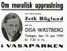 Bild 10. Om moralisk upprustning, 1939